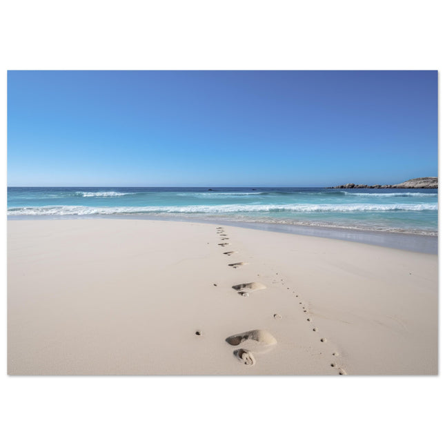 Footsteps On The Beach