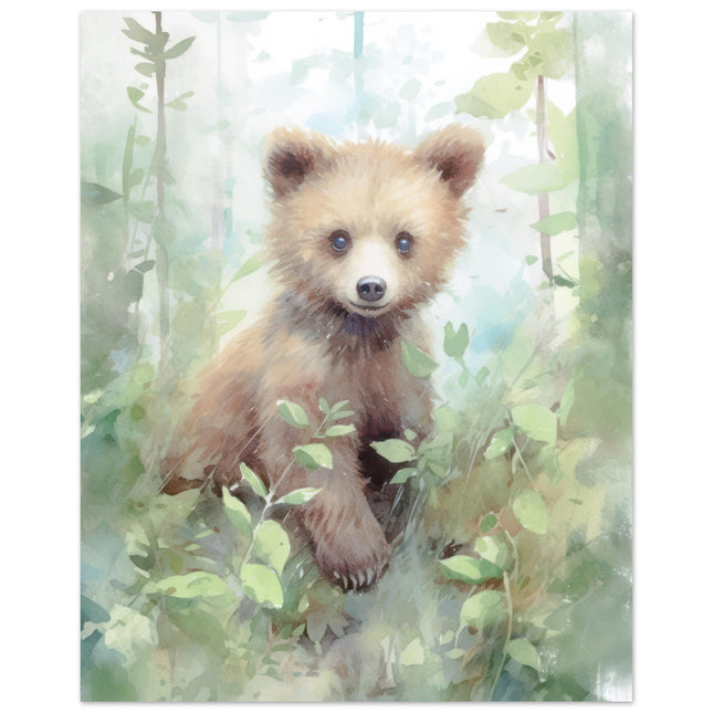 <tc>Bärenjunges in der Natur</tc>