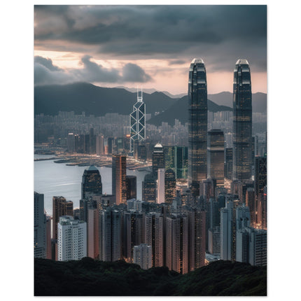 Hong Kong At Dusk