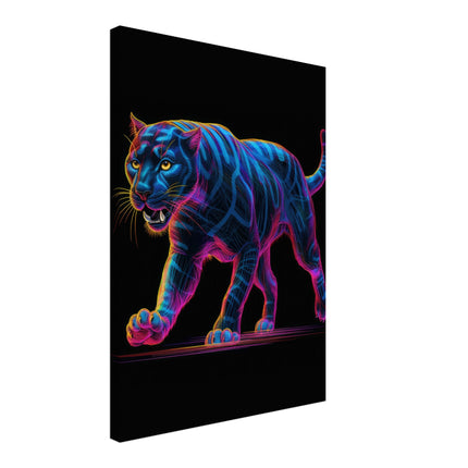 Purple Lit Panther