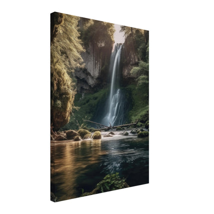 Exploring The Forest Waterfall
