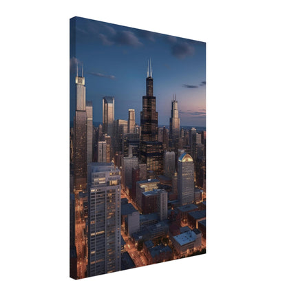 Chicago At Dusk
