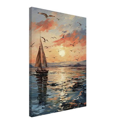 Sailing Into The Evening Glow