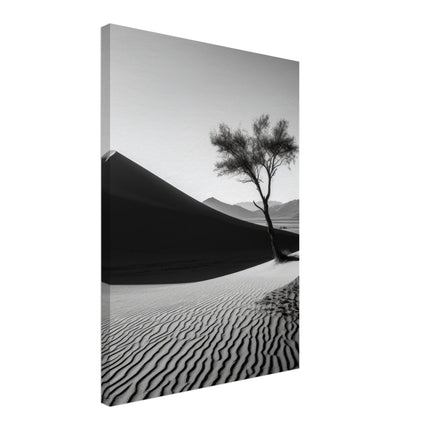 Solitary Tree In Desert